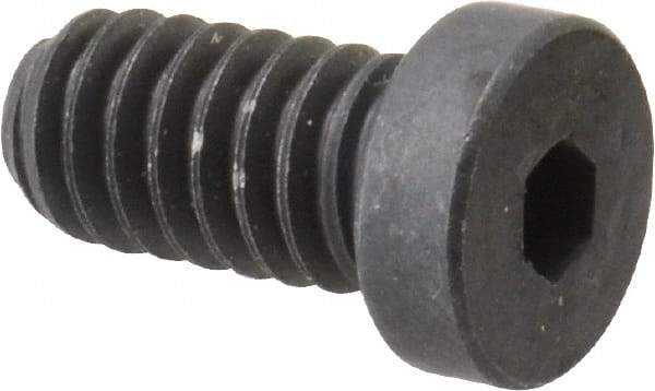 Holo-Krome - 1/4-20 UNC Hex Socket Drive, Low Socket Cap Screw - Alloy Steel, Black Oxide Finish, Fully Threaded, 1/2" Length Under Head - Industrial Tool & Supply