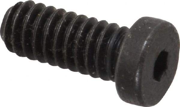 Holo-Krome - 1/4-20 UNC Hex Socket Drive, Low Socket Cap Screw - Alloy Steel, Black Oxide Finish, Fully Threaded, 5/8" Length Under Head - Industrial Tool & Supply