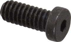 Holo-Krome - 1/4-20 UNC Hex Socket Drive, Low Socket Cap Screw - Alloy Steel, Black Oxide Finish, Fully Threaded, 5/8" Length Under Head - Industrial Tool & Supply