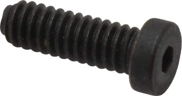 Holo-Krome - 1/4-20 UNC Hex Socket Drive, Low Socket Cap Screw - Alloy Steel, Black Oxide Finish, Fully Threaded, 3/4" Length Under Head - Industrial Tool & Supply