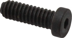 Holo-Krome - 1/4-20 UNC Hex Socket Drive, Low Socket Cap Screw - Alloy Steel, Black Oxide Finish, Fully Threaded, 3/4" Length Under Head - Industrial Tool & Supply