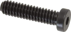 Holo-Krome - 1/4-20 UNC Hex Socket Drive, Low Socket Cap Screw - Alloy Steel, Black Oxide Finish, Fully Threaded, 1" Length Under Head - Industrial Tool & Supply