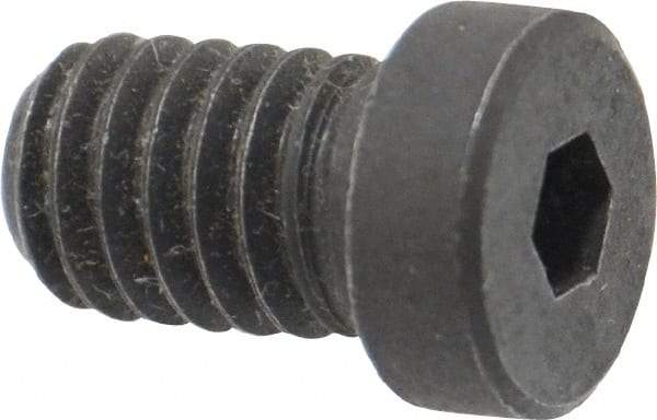 Holo-Krome - 5/16-18 UNC Hex Socket Drive, Low Socket Cap Screw - Alloy Steel, Black Oxide Finish, Fully Threaded, 1/2" Length Under Head - Industrial Tool & Supply