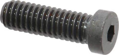 Holo-Krome - 5/16-18 UNC Hex Socket Drive, Low Socket Cap Screw - Alloy Steel, Black Oxide Finish, Fully Threaded, 1" Length Under Head - Industrial Tool & Supply