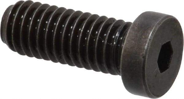 Holo-Krome - 3/8-16 UNC Hex Socket Drive, Low Socket Cap Screw - Alloy Steel, Black Oxide Finish, Fully Threaded, 1" Length Under Head - Industrial Tool & Supply