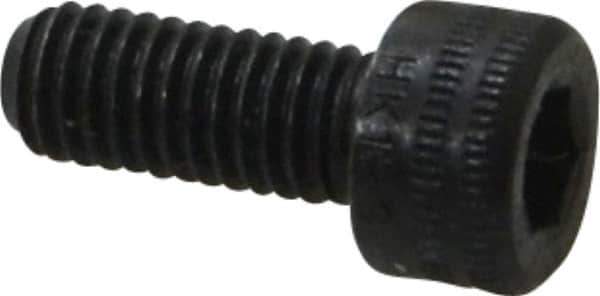 Holo-Krome - M5x0.80 Metric Coarse Hex Socket Drive, Socket Cap Screw - Grade 12.9 Alloy Steel, Black Oxide Finish, Fully Threaded, 12mm Length Under Head - Industrial Tool & Supply