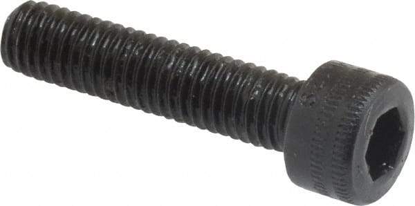 Holo-Krome - M5x0.80 Metric Coarse Hex Socket Drive, Socket Cap Screw - Grade 12.9 Alloy Steel, Black Oxide Finish, Fully Threaded, 22mm Length Under Head - Industrial Tool & Supply