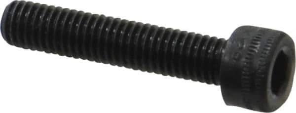 Holo-Krome - M5x0.80 Metric Coarse Hex Socket Drive, Socket Cap Screw - Grade 12.9 Alloy Steel, Black Oxide Finish, Fully Threaded, 25mm Length Under Head - Industrial Tool & Supply