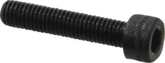 Holo-Krome - M5x0.80 Metric Coarse Hex Socket Drive, Socket Cap Screw - Grade 12.9 Alloy Steel, Black Oxide Finish, Fully Threaded, 25mm Length Under Head - Industrial Tool & Supply