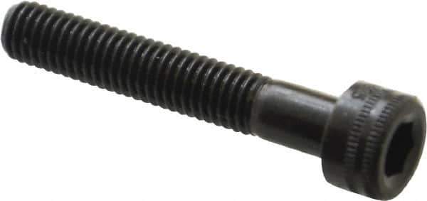 Holo-Krome - M5x0.80 Metric Coarse Hex Socket Drive, Socket Cap Screw - Grade 12.9 Alloy Steel, Black Oxide Finish, Fully Threaded, 30mm Length Under Head - Industrial Tool & Supply