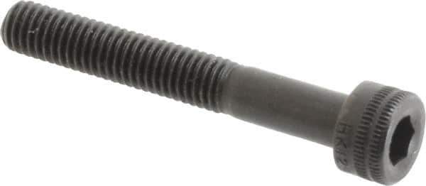 Holo-Krome - M5x0.80 Metric Coarse Hex Socket Drive, Socket Cap Screw - Grade 12.9 Alloy Steel, Black Oxide Finish, Partially Threaded, 35mm Length Under Head - Industrial Tool & Supply
