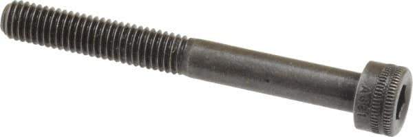 Holo-Krome - M5x0.80 Metric Coarse Hex Socket Drive, Socket Cap Screw - Grade 12.9 Alloy Steel, Black Oxide Finish, Partially Threaded, 45mm Length Under Head - Industrial Tool & Supply
