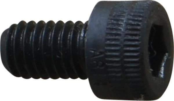 Holo-Krome - M6x1.00 Metric Coarse Hex Socket Drive, Socket Cap Screw - Grade 12.9 Alloy Steel, Black Oxide Finish, Fully Threaded, 10mm Length Under Head - Industrial Tool & Supply