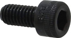 Holo-Krome - M6x1.00 Metric Coarse Hex Socket Drive, Socket Cap Screw - Grade 12.9 Alloy Steel, Black Oxide Finish, Fully Threaded, 12mm Length Under Head - Industrial Tool & Supply