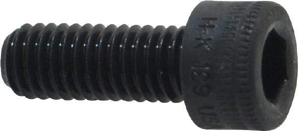 Holo-Krome - M6x1.00 Metric Coarse Hex Socket Drive, Socket Cap Screw - Grade 12.9 Alloy Steel, Black Oxide Finish, Fully Threaded, 16mm Length Under Head - Industrial Tool & Supply