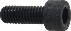 Holo-Krome - M6x1.00 Metric Coarse Hex Socket Drive, Socket Cap Screw - Grade 12.9 Alloy Steel, Black Oxide Finish, Fully Threaded, 16mm Length Under Head - Industrial Tool & Supply