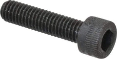 Holo-Krome - M6x1.00 Metric Coarse Hex Socket Drive, Socket Cap Screw - Grade 12.9 Alloy Steel, Black Oxide Finish, Fully Threaded, 25mm Length Under Head - Industrial Tool & Supply