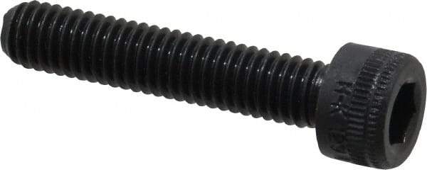 Holo-Krome - M6x1.00 Metric Coarse Hex Socket Drive, Socket Cap Screw - Grade 12.9 Alloy Steel, Black Oxide Finish, Fully Threaded, 30mm Length Under Head - Industrial Tool & Supply