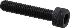 Holo-Krome - M6x1.00 Metric Coarse Hex Socket Drive, Socket Cap Screw - Grade 12.9 Alloy Steel, Black Oxide Finish, Fully Threaded, 30mm Length Under Head - Industrial Tool & Supply