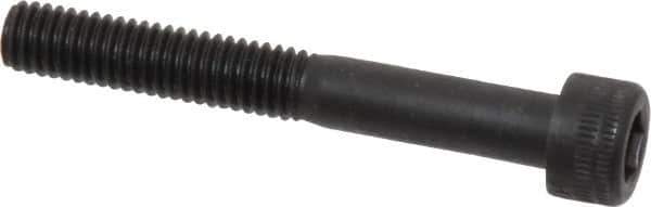 Holo-Krome - M6x1.00 Metric Coarse Hex Socket Drive, Socket Cap Screw - Grade 12.9 Alloy Steel, Black Oxide Finish, Partially Threaded, 45mm Length Under Head - Industrial Tool & Supply