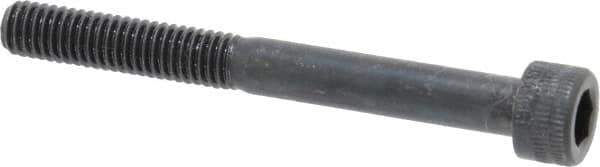 Holo-Krome - M6x1.00 Metric Coarse Hex Socket Drive, Socket Cap Screw - Grade 12.9 Alloy Steel, Black Oxide Finish, Partially Threaded, 55mm Length Under Head - Industrial Tool & Supply
