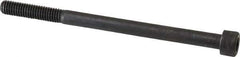Holo-Krome - M6x1.00 Metric Coarse Hex Socket Drive, Socket Cap Screw - Grade 12.9 Alloy Steel, Black Oxide Finish, Partially Threaded, 90mm Length Under Head - Industrial Tool & Supply