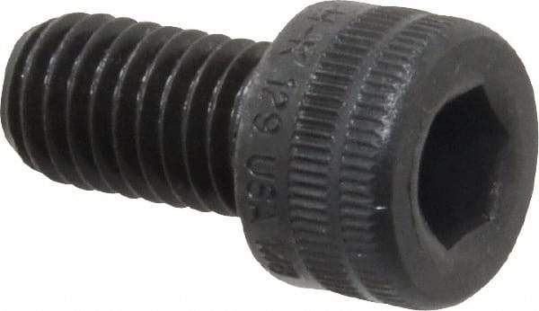 Holo-Krome - M8x1.25 Metric Coarse Hex Socket Drive, Socket Cap Screw - Grade 12.9 Alloy Steel, Black Oxide Finish, Fully Threaded, 15mm Length Under Head - Industrial Tool & Supply