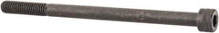 Holo-Krome - M8x1.25 Metric Coarse Hex Socket Drive, Socket Cap Screw - Grade 12.9 Alloy Steel, Black Oxide Finish, Partially Threaded, 120mm Length Under Head - Industrial Tool & Supply