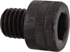 Holo-Krome - M10x1.50 Metric Coarse Hex Socket Drive, Socket Cap Screw - Grade 12.9 Alloy Steel, Black Oxide Finish, Fully Threaded, 10mm Length Under Head - Industrial Tool & Supply