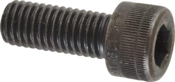 Holo-Krome - M10x1.50 Metric Coarse Hex Socket Drive, Socket Cap Screw - Grade 12.9 Alloy Steel, Black Oxide Finish, Fully Threaded, 25mm Length Under Head - Industrial Tool & Supply