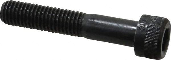 Holo-Krome - M10x1.50 Metric Coarse Hex Socket Drive, Socket Cap Screw - Grade 12.9 Alloy Steel, Black Oxide Finish, Partially Threaded, 55mm Length Under Head - Industrial Tool & Supply