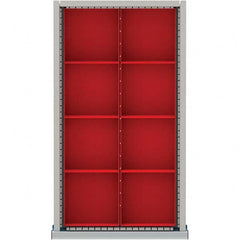 LISTA - 8-Compartment Drawer Divider Layout for 3.15" High Drawers - Industrial Tool & Supply