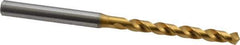 OSG - #13 120° Vanadium High Speed Steel Jobber Drill - TiN Finish, Right Hand Cut, Spiral Flute, Straight Shank, 91mm OAL, Standard Point - Industrial Tool & Supply