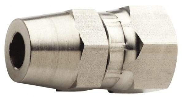 Made in USA - 1-1/16 x 1/4" Grade 316L Stainless Steel Pipe Swivel - Female JIC x Butt Weld End Connections - Industrial Tool & Supply