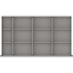 LISTA - 12-Compartment Drawer Divider Layout for 3.15" High Drawers - Industrial Tool & Supply