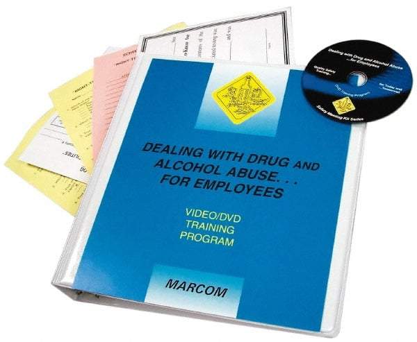 Marcom - Dealing with Drug and Alcohol Abuse for Employees, Multimedia Training Kit - 19 Minute Run Time DVD, English and Spanish - Industrial Tool & Supply