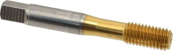 OSG - M10x1.50 Metric Coarse D6 Thread Limit Bottoming Thread Forming Tap - Cobalt, TiN Finish, 2-15/16" OAL, 1-1/4" Thread Length, Right Hand Thread, Series HY-PRO NRT - Exact Industrial Supply