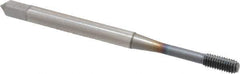 OSG - M3x0.50 Metric Coarse D3 Thread Limit Bottoming Thread Forming Tap - Powdered Metal High Speed Steel, TiCN Finish, 1-15/16" OAL, 5/8" Thread Length, Right Hand Thread, Series EXOTAP NRT - Exact Industrial Supply