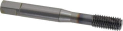 OSG - M8x1.25 Metric Coarse D5 Thread Limit Bottoming Thread Forming Tap - Powdered Metal High Speed Steel, TiCN Finish, 2-23/32" OAL, 1-1/8" Thread Length, Right Hand Thread, Series EXOTAP NRT - Industrial Tool & Supply