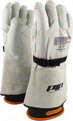 Novax - Class 1 & 2, Size 12, 14" Long, Goatskin Leather Protector - Industrial Tool & Supply
