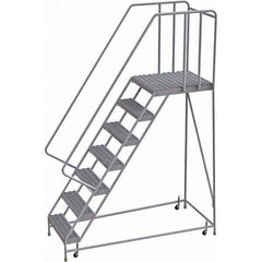 TRI-ARC - Rolling & Wall Mounted Ladders & Platforms Type: Rolling Warehouse Ladder Style: Rolling Safety Ladder - Industrial Tool & Supply