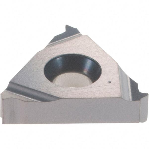 Iscar - 16EL External Left Hand 18 UN Laydown Threading Insert - Grade IC908, TiAlN Coated Carbide, 9.53mm Inscribed Circle - Industrial Tool & Supply