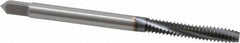 OSG - #6-32 UNC 3 Flute 3B Modified Bottoming Spiral Flute Tap - Powdered Metal, TiCN Finish, 2" OAL, Right Hand Flute, Right Hand Thread, H2, Series EXOTAP VC-10TI