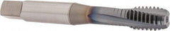 OSG - 3/8-16 UNC 3 Flute 3B Modified Bottoming Spiral Flute Tap - Powdered Metal, TiCN Finish, 2-15/16" OAL, Right Hand Flute, Right Hand Thread, H3, Series EXOTAP VC-10TI - Exact Industrial Supply