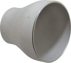 Merit Brass - 4 x 2-1/2" Grade 304L Stainless Steel Pipe Concentric Reducer - Butt Weld x Butt Weld End Connections - Industrial Tool & Supply