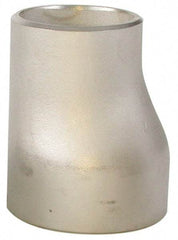 Merit Brass - 6 x 4" Grade 316L Stainless Steel Pipe Eccentric Reducer - Butt Weld x Butt Weld End Connections - Industrial Tool & Supply