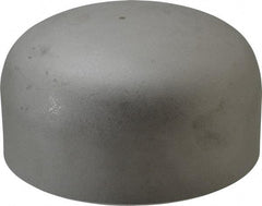 Merit Brass - 4" Grade 304L Stainless Steel Pipe End Cap - Butt Weld End Connections - Industrial Tool & Supply