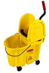 Mop Bucket & Wringer - #29538; 35 Quart Capacity - Industrial Tool & Supply