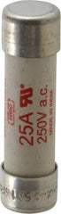 Cooper Bussmann - 250 VAC/VDC, 15 Amp, Fast-Acting Semiconductor/High Speed Fuse - 50.8mm OAL, 200 (RMS), 50 at DC kA Rating, 9/16" Diam - Industrial Tool & Supply