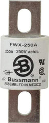 Cooper Bussmann - 250 VAC/VDC, 250 Amp, Fast-Acting Semiconductor/High Speed Fuse - Stud Mount Mount, 3-27/32" OAL, 200 (RMS), 50 at DC kA Rating, 1-1/2" Diam - Industrial Tool & Supply
